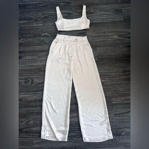 Princess Polly Huxley Set Satin. Size 4